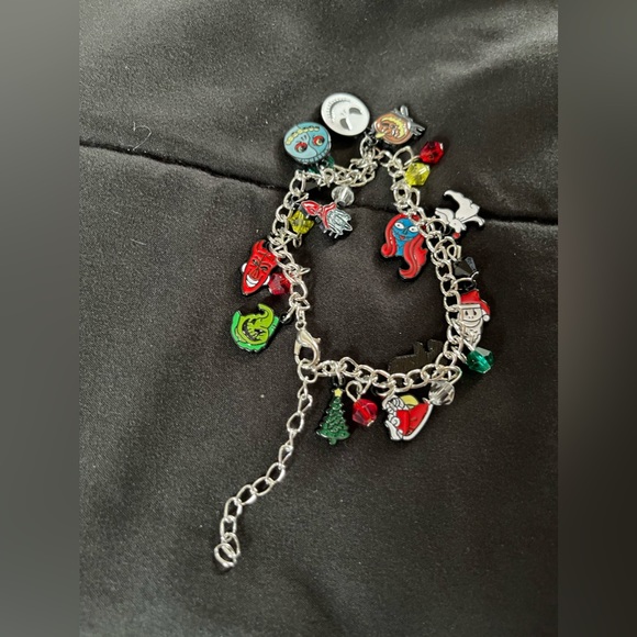 🌟Pick Any 2/$24 Sale Nightmare Before Christmas Charm Bracelet - Picture 6 of 11